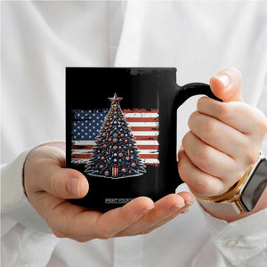 Patriotic American Flag Christmas Coffee Mug TS14 Print Your Wear