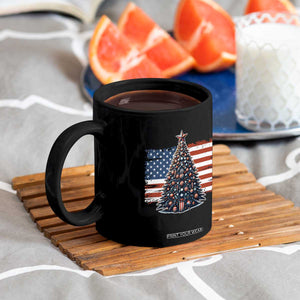 Patriotic American Flag Christmas Coffee Mug TS14 Print Your Wear