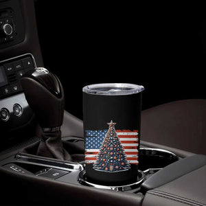 Patriotic American Flag Christmas Tumbler Cup TS14 Print Your Wear
