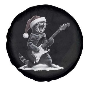 Funny Cat Guitar Spare Tire Cover Rock and Roll Christmas TS14 Print Your Wear