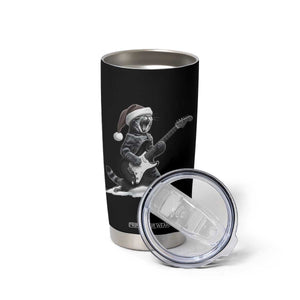 Funny Cat Guitar Tumbler Cup Rock and Roll Christmas TS14 Print Your Wear