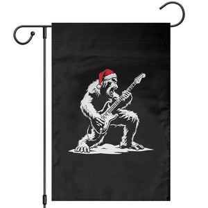 Funny Bigfoot Guitar Garden Flag Rock and Roll Christmas TS14 Black Print Your Wear