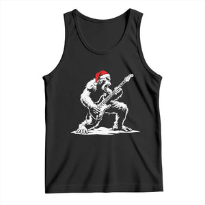 Funny Bigfoot Guitar Tank Top Rock and Roll Christmas TS14 Black Print Your Wear