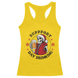 Funny Skeleton Beer Christmas Racerback Tank Top Support Day Drinking TS14 Daisy Print Your Wear