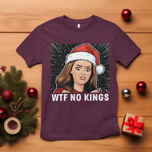 No Kings T Shirt Funny Doll Face Meme Christmas TS14 Maroon Print Your Wear