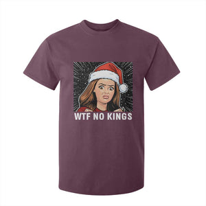 No Kings T Shirt For Kid Funny Doll Face Meme Christmas TS14 Maroon Print Your Wear