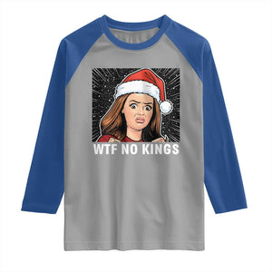 No Kings Raglan Shirt Funny Doll Face Meme Christmas TS14 Sport Gray Royal Print Your Wear