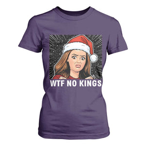 No Kings T Shirt For Women Funny Doll Face Meme Christmas TS14 Purple Print Your Wear