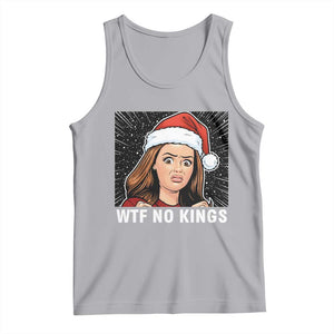 No Kings Tank Top Funny Doll Face Meme Christmas TS14 Athletic Heather Print Your Wear