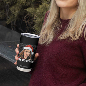 No Kings Tumbler Cup Funny Doll Face Meme Christmas TS14 Print Your Wear