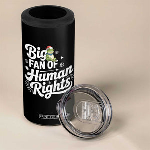 Resist Frog Christmas 4 in 1 Can Cooler Tumbler Big Fan Of Human Rights Political Meme TS14 Print Your Wear