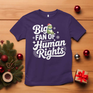 Resist Frog Christmas T Shirt Big Fan Of Human Rights Political Meme TS14 Purple Print Your Wear
