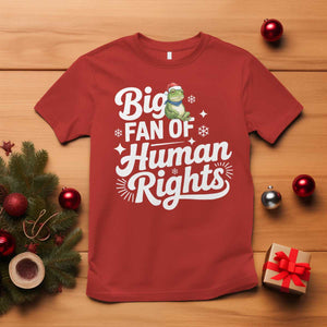 Resist Frog Christmas T Shirt Big Fan Of Human Rights Political Meme TS14 Red Print Your Wear