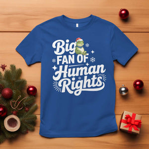 Resist Frog Christmas T Shirt Big Fan Of Human Rights Political Meme TS14 Royal Blue Print Your Wear