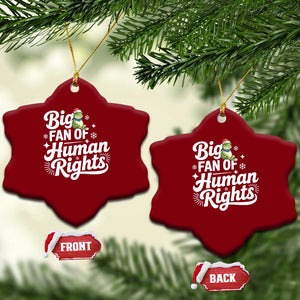 Resist Frog Xmas Ceramic Ornament Big Fan Of Human Rights Political Meme TS14 Print Your Wear