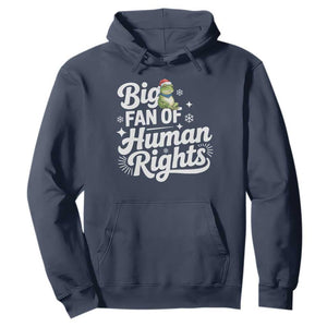 Resist Frog Christmas Hoodie Big Fan Of Human Rights Political Meme TS14 Navy Print Your Wear