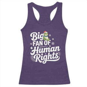 Resist Frog Christmas Racerback Tank Top Big Fan Of Human Rights Political Meme TS14 Purple Print Your Wear