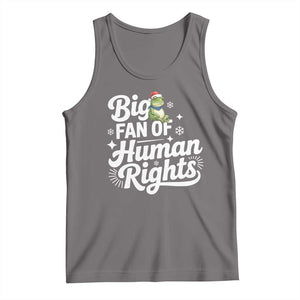 Resist Frog Christmas Tank Top Big Fan Of Human Rights Political Meme TS14 Deep Heather Print Your Wear