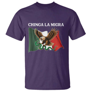 Immigration Rights Protest T Shirt Chinga La Migra Anti Fascism TS14 Purple Print Your Wear