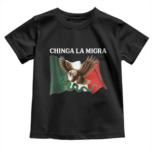 Immigration Rights Protest Toddler T Shirt Chinga La Migra Anti Fascism TS14 Black Print Your Wear