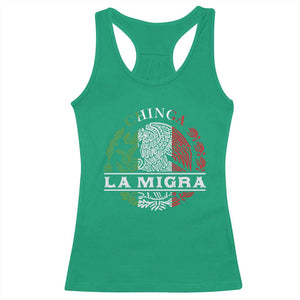Chinga La Migra Racerback Tank Top Immigration Rights Anti Fascism Protest TS14 Irish Green Print Your Wear