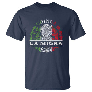 Chinga La Migra T Shirt Immigration Rights Anti Fascism Protest TS14 Navy Print Your Wear