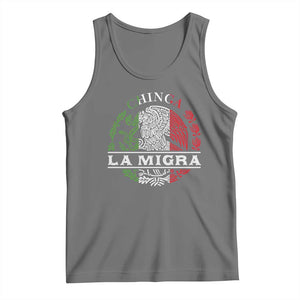 Chinga La Migra Tank Top Immigration Rights Anti Fascism Protest TS14 Black Heather Print Your Wear