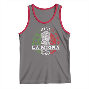 Chinga La Migra Tank Top Immigration Rights Anti Fascism Protest TS14 Deep Heather Red Print Your Wear