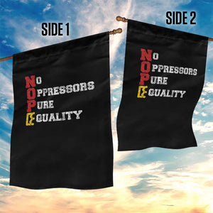 No Kings Garden Flag No Oppressors Pure Equality TS14 Print Your Wear