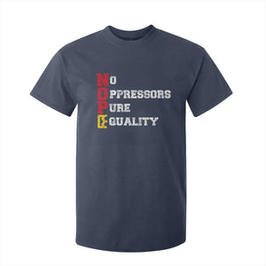 No Kings T Shirt For Kid No Oppressors Pure Equality TS14 Navy Print Your Wear