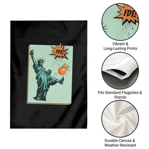 No Kings Garden Flag Statue of Liberty Political Protest TS14 Print Your Wear