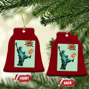 No Kings Ceramic Ornament Statue of Liberty Political Protest TS14 Print Your Wear