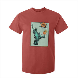 No Kings T Shirt For Kid Statue of Liberty Political Protest TS14 Red Print Your Wear