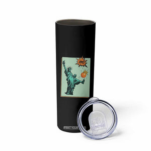 No Kings Skinny Tumbler Statue of Liberty Political Protest TS14 Print Your Wear
