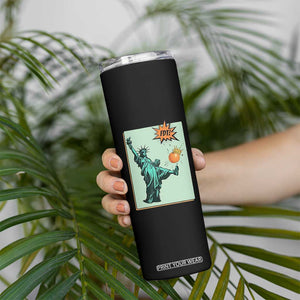 No Kings Skinny Tumbler Statue of Liberty Political Protest TS14 Print Your Wear