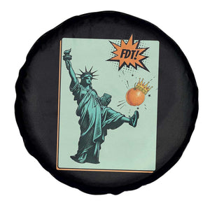 No Kings Spare Tire Cover Statue of Liberty Political Protest TS14 Print Your Wear