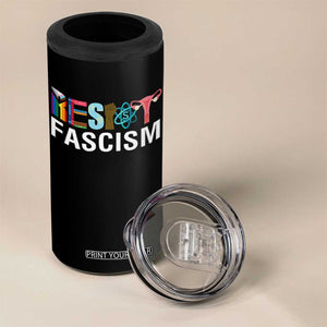 Resist Fascism Protest 4 in 1 Can Cooler Tumbler Anti Trump Political Activist TS14 Print Your Wear