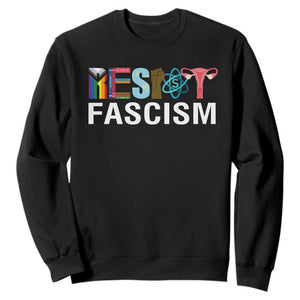 Resist Fascism Protest Sweatshirt Anti Trump Political Activist TS14 Black Print Your Wear