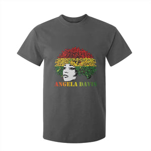 Angela Davis T Shirt For Kid Black History Month TS14 Dark Heather Print Your Wear