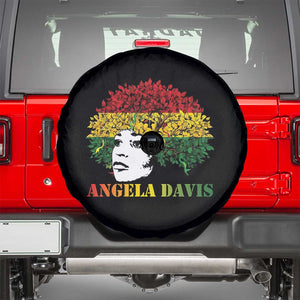 Angela Davis Spare Tire Cover Black History Month TS14 Black Print Your Wear