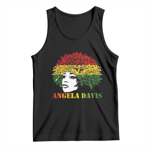 Angela Davis Tank Top Black History Month TS14 Black Print Your Wear