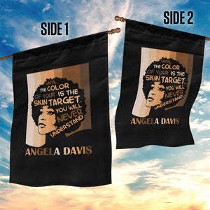 Angela Davis Inspirational Quote Garden Flag Black Pride Melanin TS14 Print Your Wear