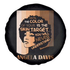 Angela Davis Inspirational Quote Spare Tire Cover Black Pride Melanin TS14 Print Your Wear