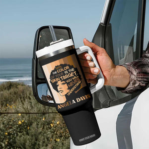 Angela Davis Inspirational Quote Tumbler With Handle Black Pride Melanin TS14 Print Your Wear
