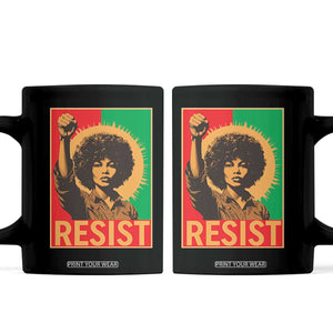 Angela Davis Coffee Mug Political Protest Resist Civil Rights Freedom TS14 Black Print Your Wear