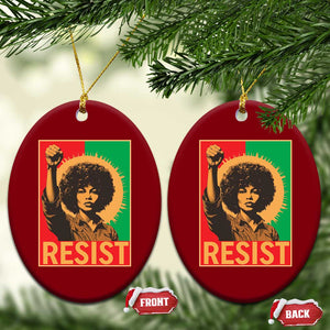 Angela Davis Ceramic Ornament Political Protest Resist Civil Rights Freedom TS14 Print Your Wear