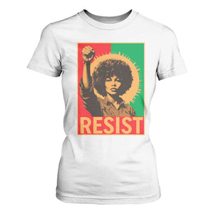 Angela Davis T Shirt For Women Political Protest Resist Civil Rights Freedom TS14 White Print Your Wear