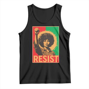 Angela Davis Tank Top Political Protest Resist Civil Rights Freedom TS14 Black Print Your Wear