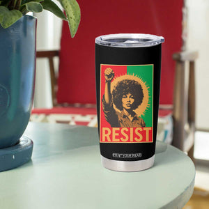 Angela Davis Tumbler Cup Political Protest Resist Civil Rights Freedom TS14 Print Your Wear