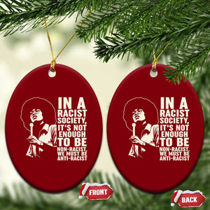 Angela Davis Inspirational Quote Ceramic Ornament TS14 Print Your Wear